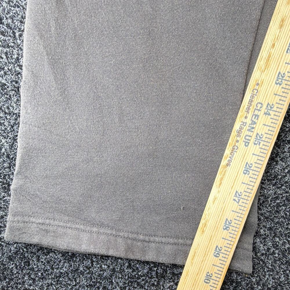 PacSun Men's Fleece Sweatpants Gray L Regular Fit Straight Leg Drawstring - Picture 2 of 10